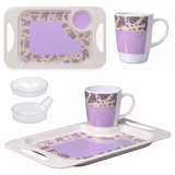 One Handled Mug Lid & Tray Bundle - Lilac