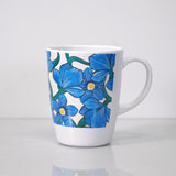1 Handled Mug – Blue Floral – Single