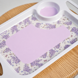 1 Handled Mug & Tray Set - Lilac