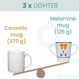 Two Handled Mug & Tray Set - Dog