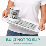 1 Handled Mug & Tray Set - Cat