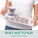 1 Handled Mug & Tray Set - Dog