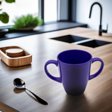 Two Handled Mug - Purple