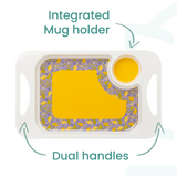 Small Snack Tray - Yellow