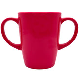 Two Handled Mug - Pink