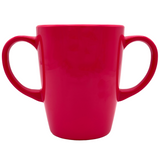 Two Handled Mug - Pink - Pack of 2