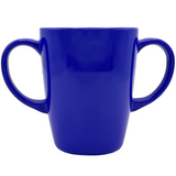 Two Handled Mug - Blue - Pack of 2