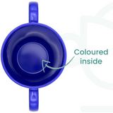 Two Handled Mug - Blue - Pack of 2