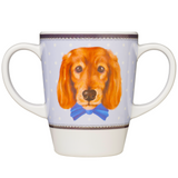 Two Handled Mug - Dog - Pack of 2