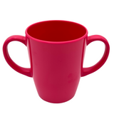 Two Handled Mug - Pink - Pack of 2