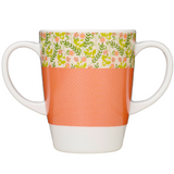 Two Handled Mug - Peach