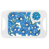 Mug, Lid & Tray Bundle - Blue Floral