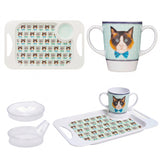 Mug, Lid & Tray Bundle - Cat