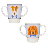 Two Handled Mug - Dog - Pack of 2