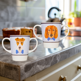 Two Handled Mug - Dog - Pack of 2