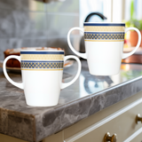 Two Handled Mug - White - Pack of 2