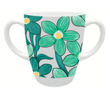 Mug, Lid & Tray Bundle - Green Floral