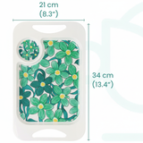 Mug, Lid & Tray Bundle - Green Floral