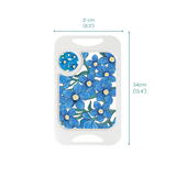 Mug, Lid & Tray Bundle - Blue Floral