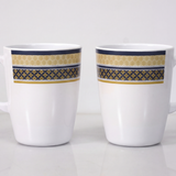 1 Handled Mug - White - Pack of 2