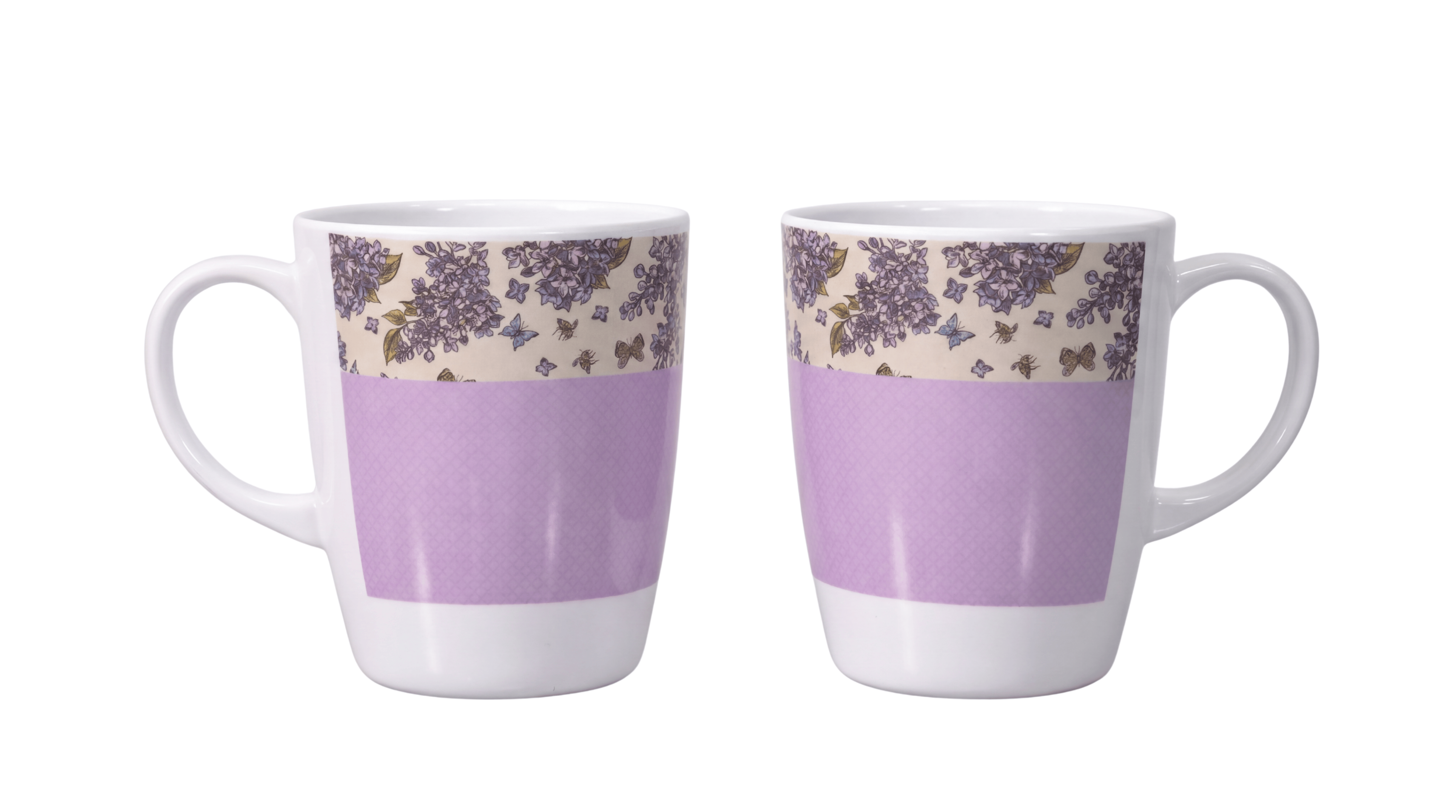 One Handled Mug - Lilac - Pack of 2