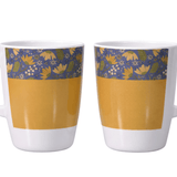 One Handled Mug - Yellow - Pack of 2