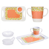 Mug, Lid & Tray Bundle - Peach