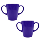 Two Handled Mug - Purple - Pack of 2