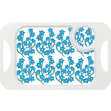 Small Snack Tray - Light Blue Floral