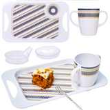 Mug, Lid & Tray Bundle - White